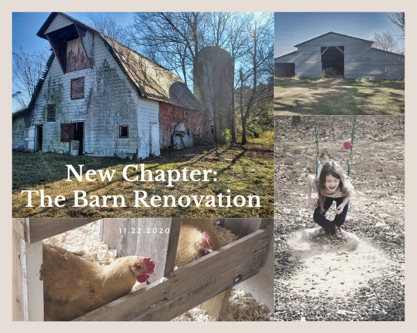 New Chapter: The Barn Renovation